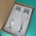 NIB/NWOT Luxurious Wedding Champagne Flutes