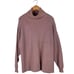 Free People Women’s Medium Softly Structured Knit Tunic Dusty Mauve Sweater