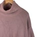 Free People Women’s Medium Softly Structured Knit Tunic Dusty Mauve Sweater