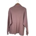 Free People Women’s Medium Softly Structured Knit Tunic Dusty Mauve Sweater