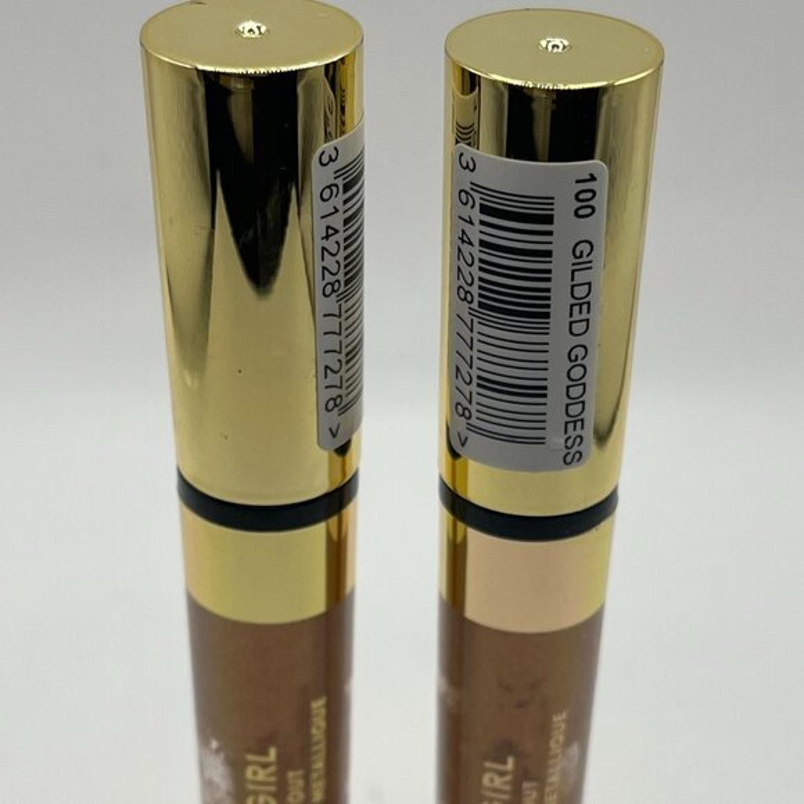 Melting Pout Matte Metallic Lip Gloss - 100 Gilded Goddess - 2 Packs - CoverGirl