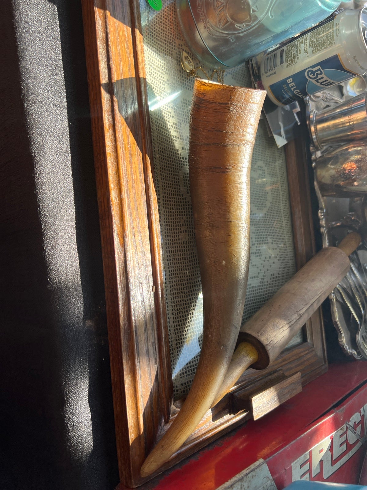 Antique powder horn