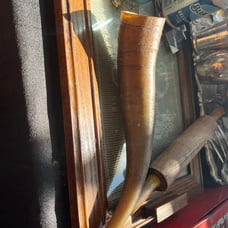 Antique powder horn
