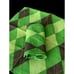 Set 3 Kim Seybert Green Argyle Square Linen Placemats Holiday Metallic Details