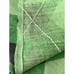 Set 3 Kim Seybert Green Argyle Square Linen Placemats Holiday Metallic Details