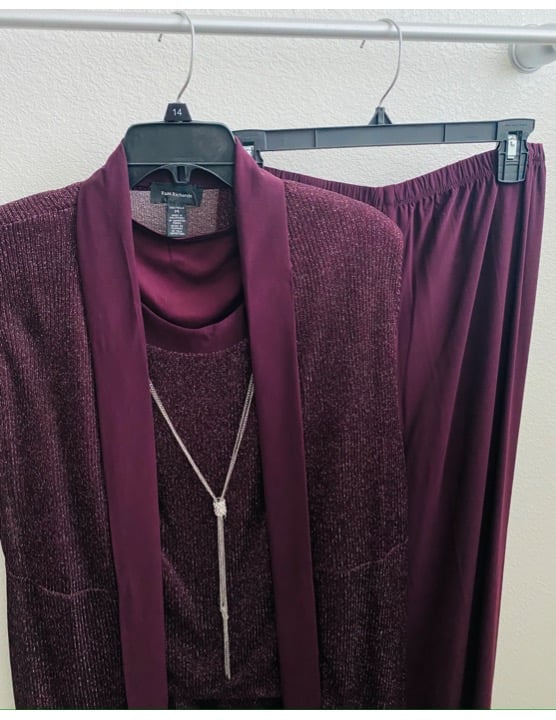 R&M Richards Formal Plum Set