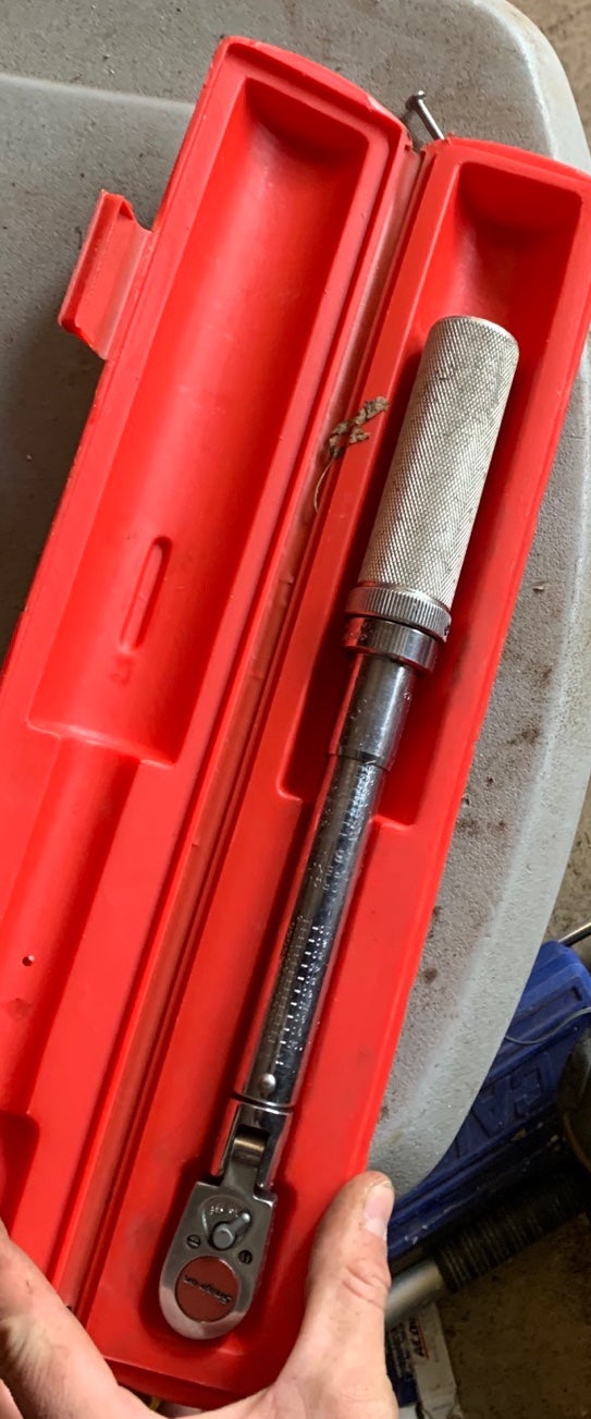 Snap-on torque wrench
