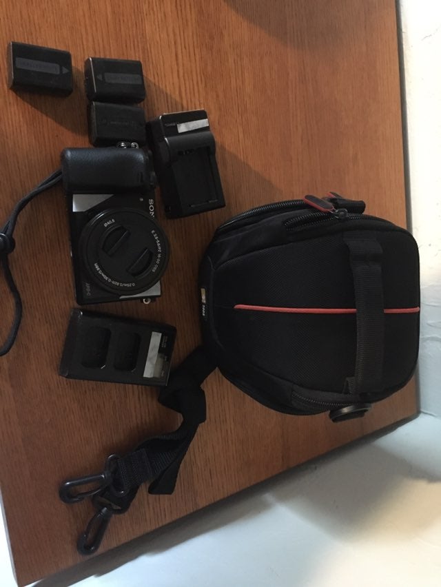 Sony a6000 with accessories