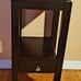 Accent table with draw.. solid mahogany wood