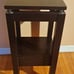 Accent table with draw.. solid mahogany wood