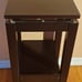 Accent table with draw.. solid mahogany wood