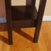 Accent table with draw.. solid mahogany wood