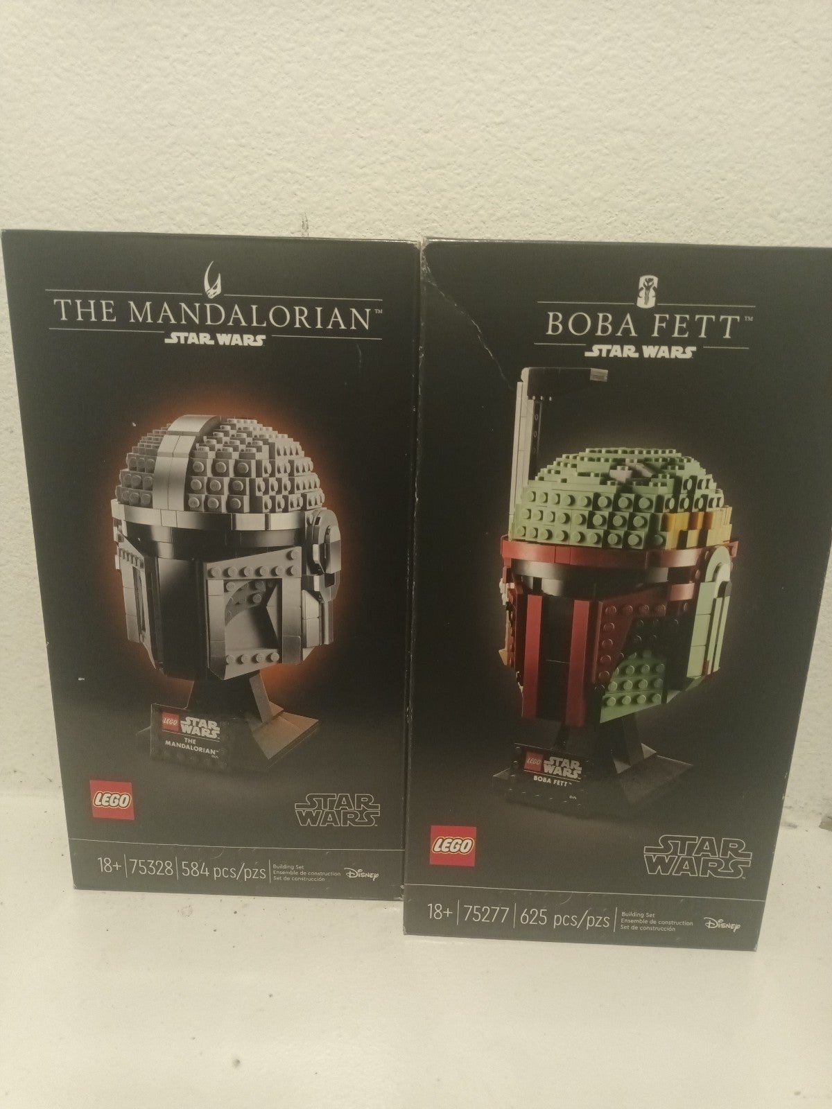 2 pcs Lego star wars helmet