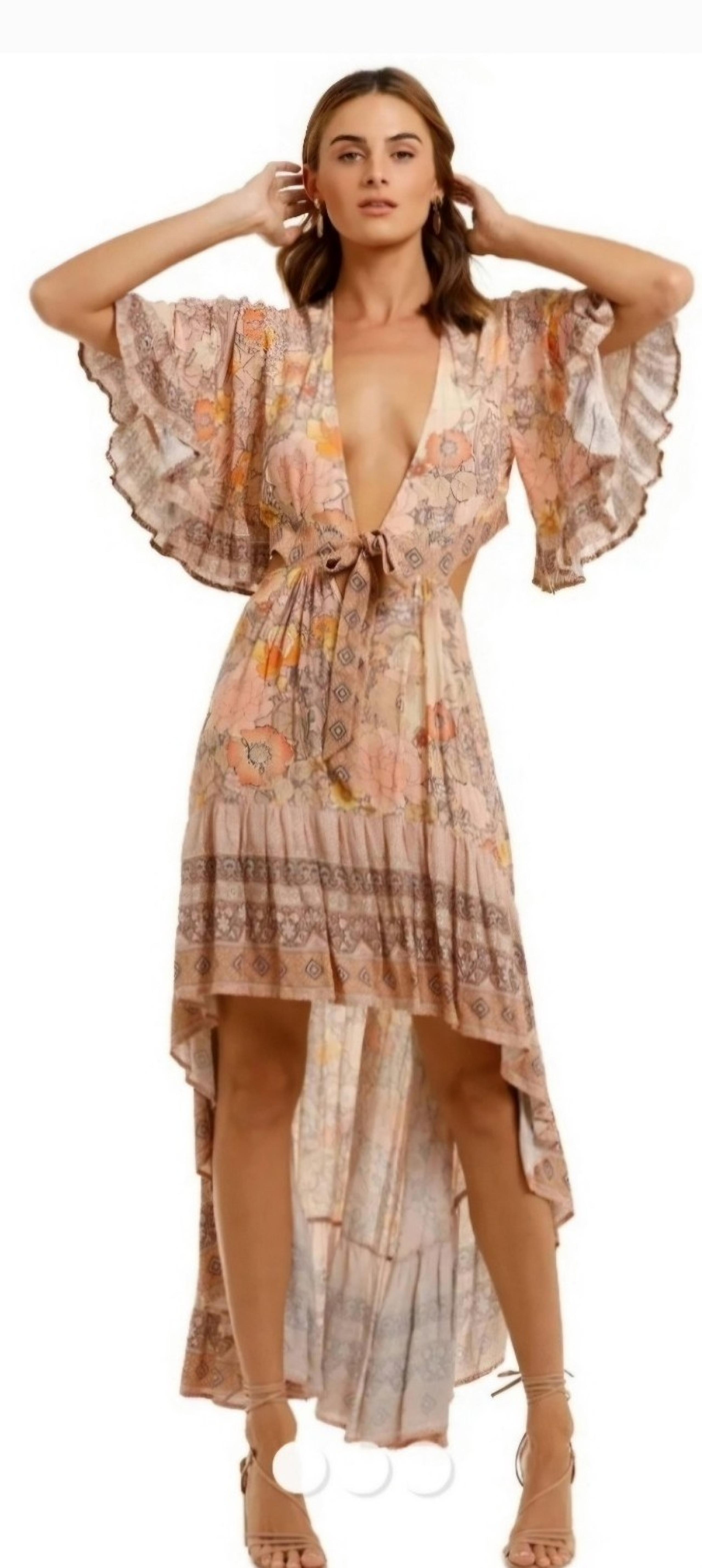 Spell and the Gypsy Collective Amethyst Bambi Dress in Blush