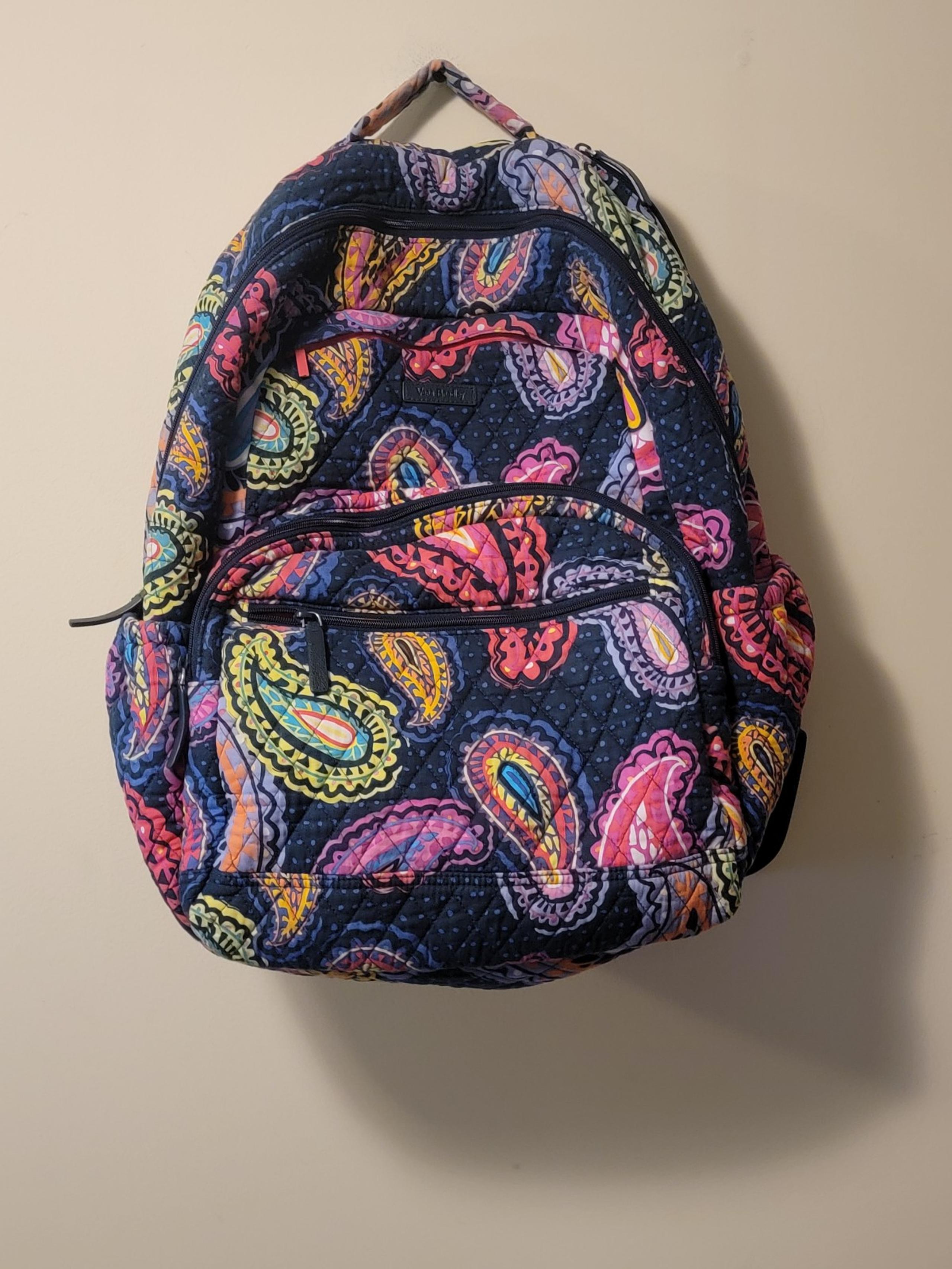 Vera Bradley Lighten Up Essential Backpack in "Twilight Paisley" Pattern