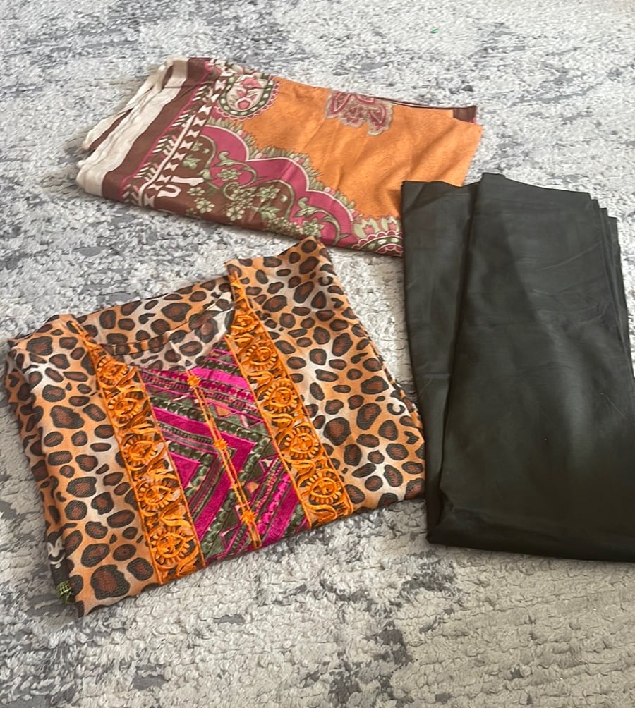 3 piece Pakistani Indian dress