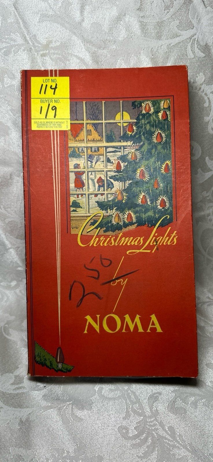 Vintage Noma Ceramic Christmas Lights Original Packaging