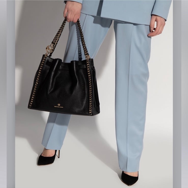 Michael Kors Mina Large Chain Shoulder Bag