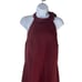 After Six Bow-neck Open-back Trumpet Gown In Cabernet Size 14