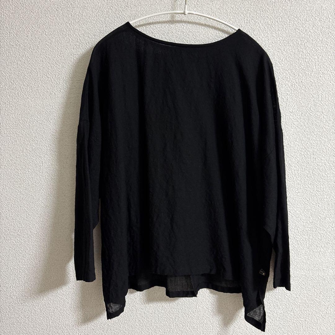 huis Washable Wool Wide Pullover (Black)