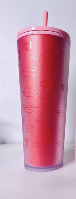 Starbucks HTF Lips Tumbler BNWT Softtouch