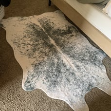 Vegan animal skin rug