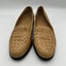 Bottega Veneta Braided Intrecciato Leather Loafer Shoes Beige Size 35.5 US 5.5