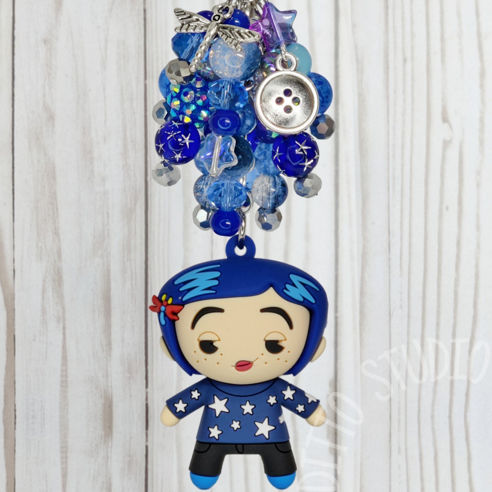 Coraline Beaded Purse Bag Charm