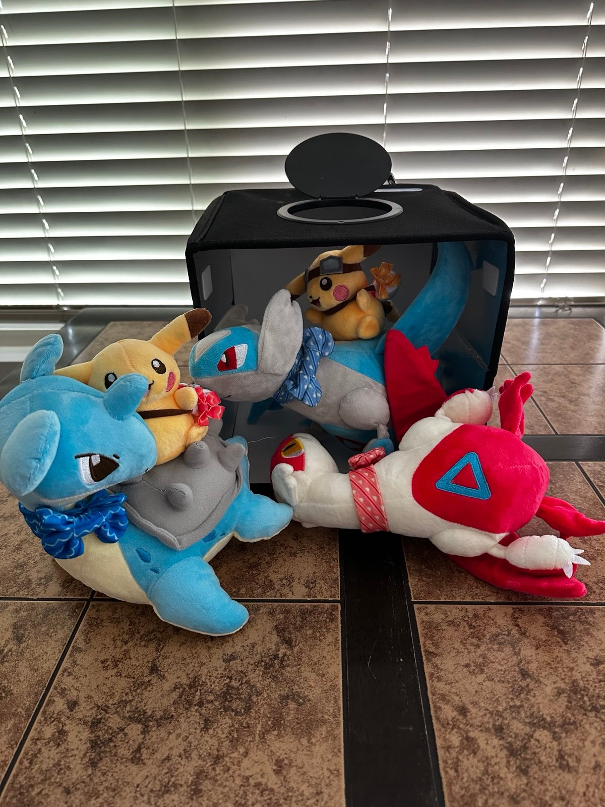 NEW Latios & Pikachu & Latias & Lapas Pokémon Plush Bundle