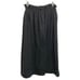 Max Studio Smocked Waist Linen-Blend Midi Skirt Women's Size Small Heathered Cha