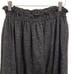 Max Studio Smocked Waist Linen-Blend Midi Skirt Women's Size Small Heathered Cha