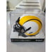 Darrell Henderson Autographed/Signed Mini Helmet LA Rams Lunar Eclipse