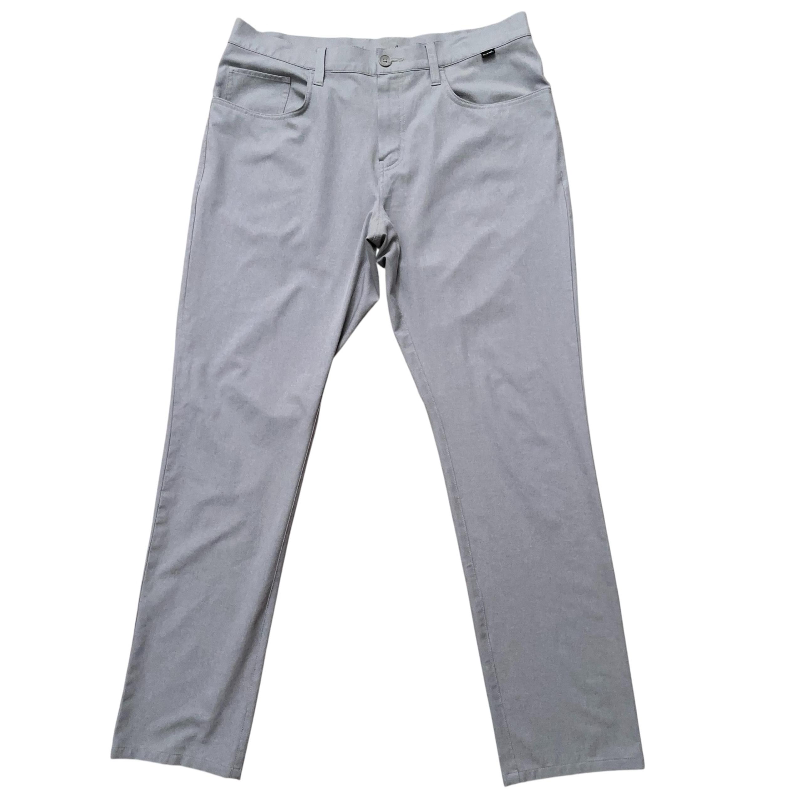 Travis Mathew Pants Mens Size 34 Open To Close Performance Golf Stretch Gray