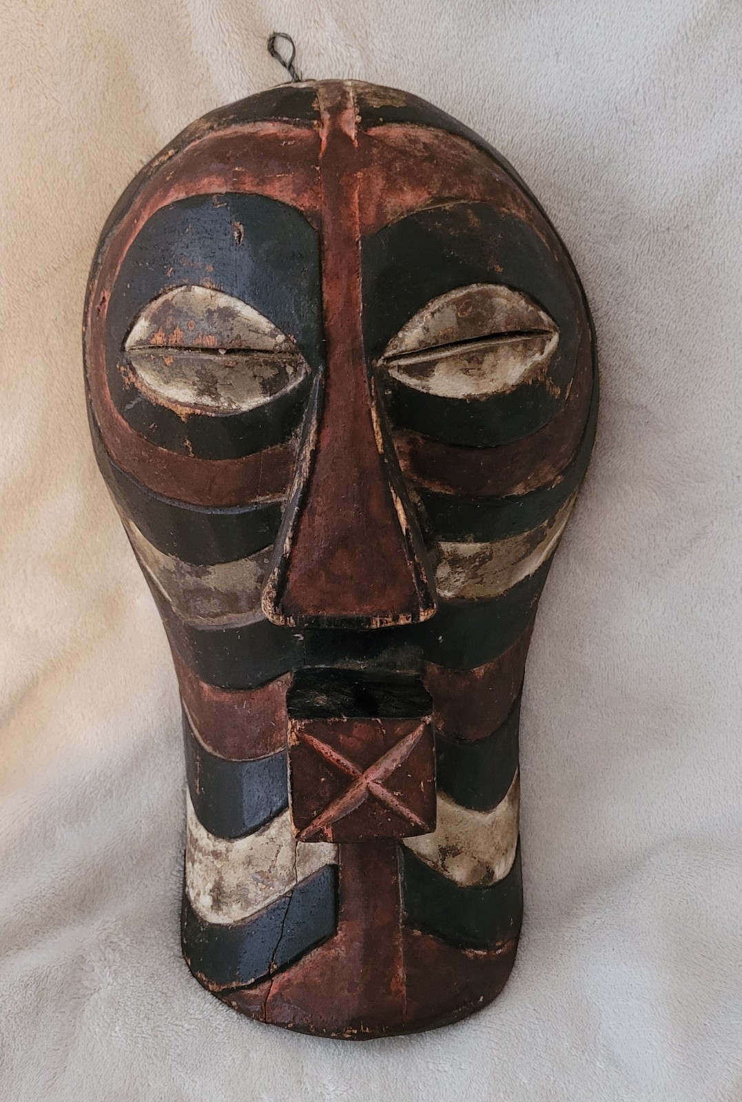Vintage African Congo Kifwebe Songye Wooden Mask