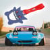 Brand New 2PCS Anime GENGAR JDM TSURIKAWA Ring Subway Train Bus Handle Red Strap
