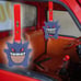 Brand New 2PCS Anime GENGAR JDM TSURIKAWA Ring Subway Train Bus Handle Red Strap