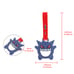 Brand New 2PCS Anime GENGAR JDM TSURIKAWA Ring Subway Train Bus Handle Red Strap