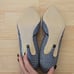 J Crew Colette D'Orsay Pumps Houndstooth Wool Navy/White Pointed Toe Size 9.5
