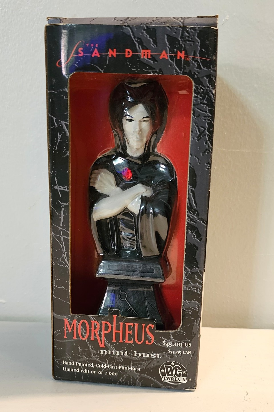 The Sandman Morpheus Vertigo Mini Bust DC Direct 2003 Limited Edition of 2000