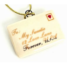 LENOX Be My Valentine Mini Ornament Love Letter Retired
