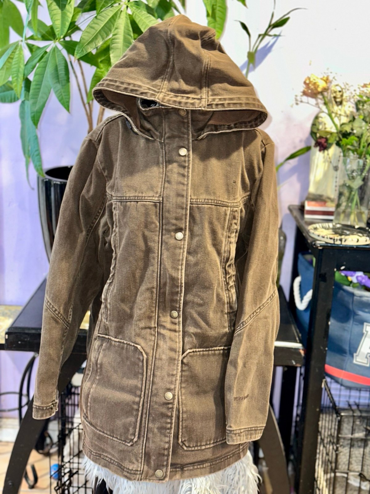 Women's Long Coat in Pure Virgin Wool with Belt beige
