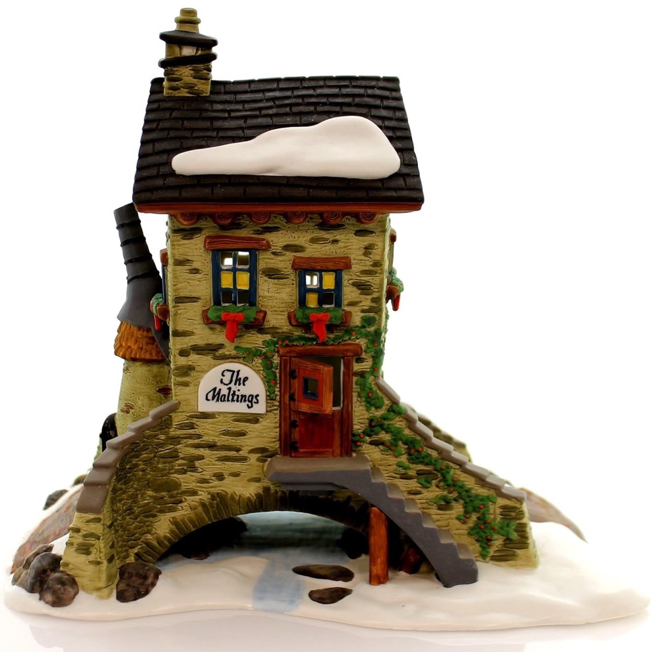 Department 56 Dickens' Village Series "The Maltings" lighted building
