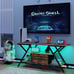 55 TV Stand with Power Outlet for TV up to 65 Inch, LED