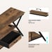 55 TV Stand with Power Outlet for TV up to 65 Inch, LED