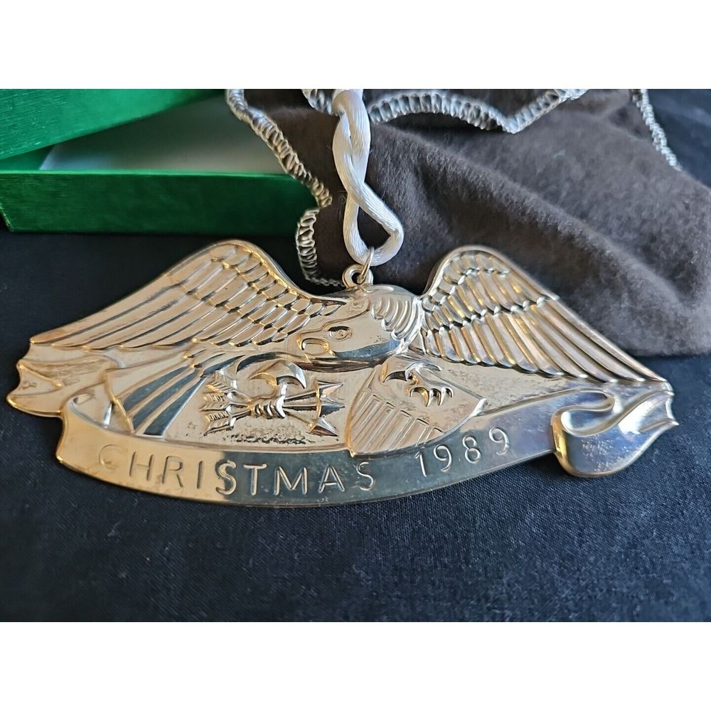 1989 American Heritage Collection Sterling Silver Christmas Ornament Rare