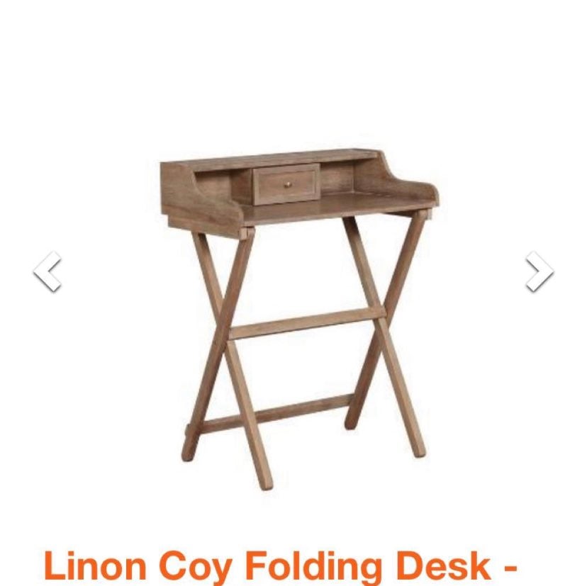 Linon coy folding desk