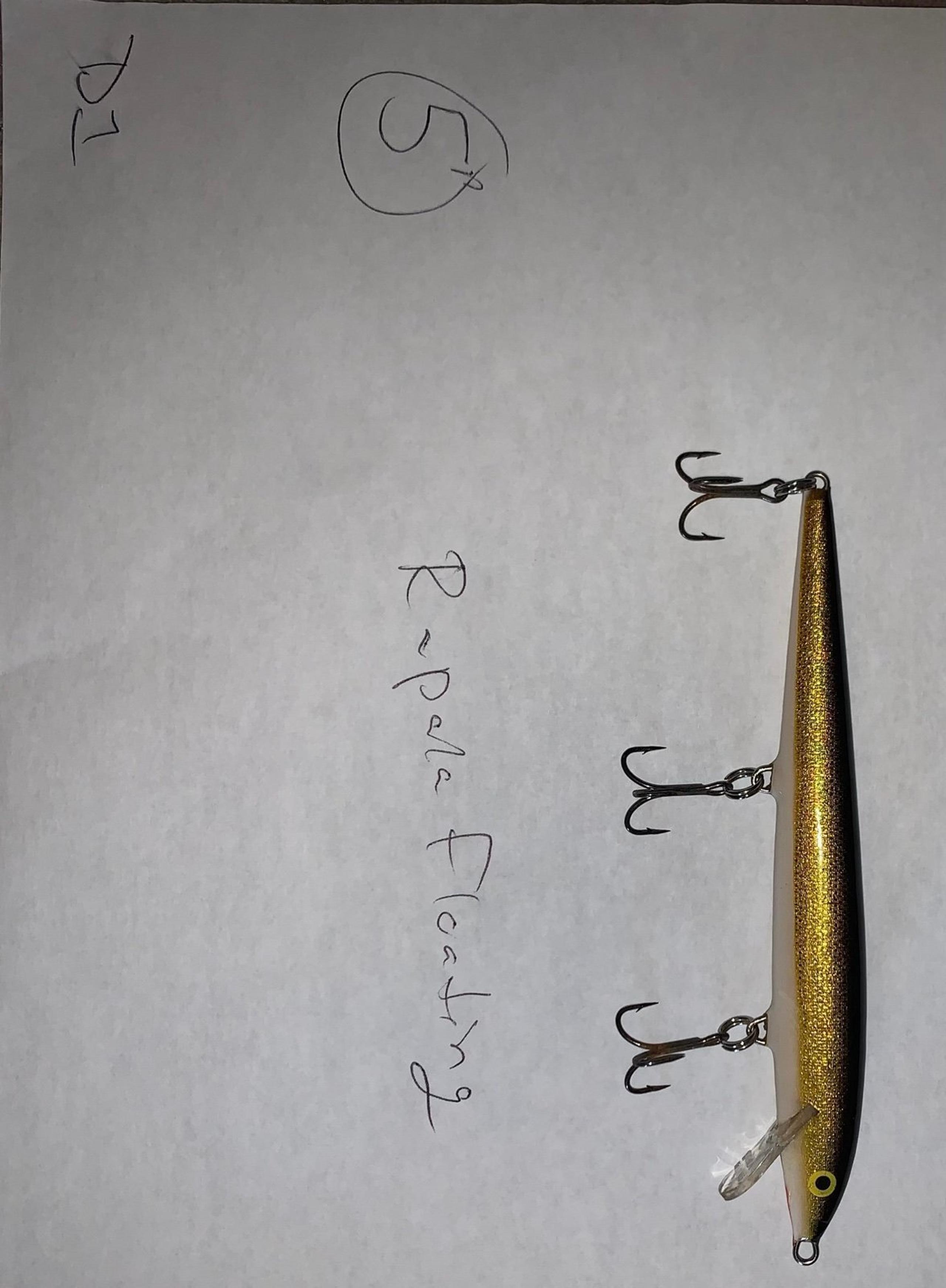 5” - RAPALA FLOATING FISHING LURE, PRE-OWNED, IN EXCELLENT CONDITION
