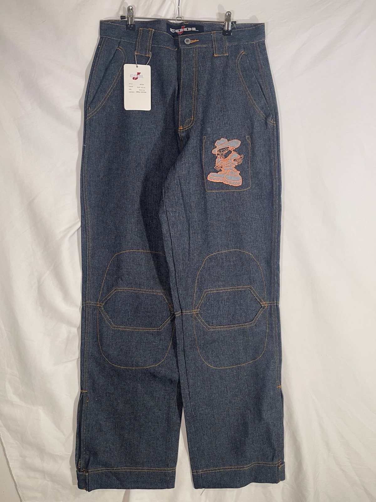 Vintage Y2K nwt baggy skater embroidered jeans men’s size 32