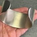 Brushed Silver Tone Cuff