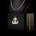 ROPE NECKLACE SET WITH PENDENT